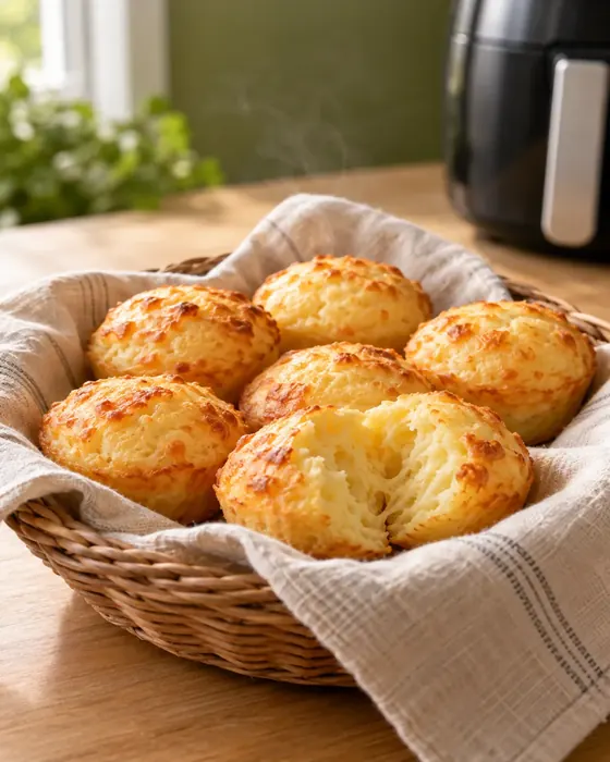 Pãozinho de queijo low carb de forminha